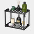 DwellDeal 2 Tier Bathroom Counter Organizer, Rectangular Vanity Organizer Shelf, Skincare and Makeup