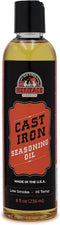 Heritage Products Cast Iron Seasoning Oil, Low-Smoke Hi Temp All-Natural Skillet Conditioner for Dutch Oven, Griddle