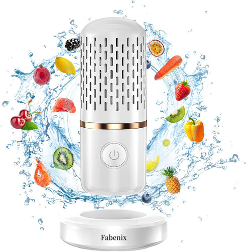 Fruit and Vegetable Cleaning Machine, USB Wireless Food Purifier for Washing Fruits, Vegetables, Rice, Meat, Tableware