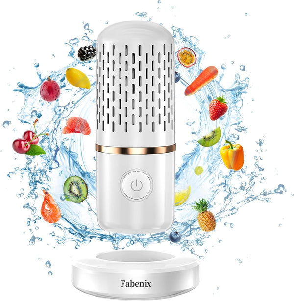 Fruit and Vegetable Cleaning Machine, USB Wireless Food Purifier for Washing Fruits, Vegetables, Rice, Meat, Tableware