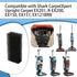 6 Pack EX201 Foam Filter, Compatible with Shark CarpetXpert Upright Carpet EX201, R-EX200, EX150, EX151