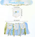 1st One Silly Goose High Chair Banner - Rustic Blue Ribbon Tassel Garland, NO DIY Required, Birthday Decoration