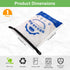 1 Pack 1 Pack) SumDirect Bread Bags for Homemade Breads- Blue Reusable Zipper Bread Bags for Sourdough, Large Freezer