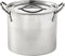 IMUSA 8 Quart Stainless Steel Stock Pot with Lid: Silver