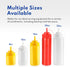 New Star Foodservice 26313 Plastic Squeeze Bottles, 12 oz, Red, Pack of 6