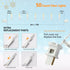 Brillarlights 50 Count, 13ft Christmas Lights Clear White Incandescent Mini String Lights Plug in Warm White with White