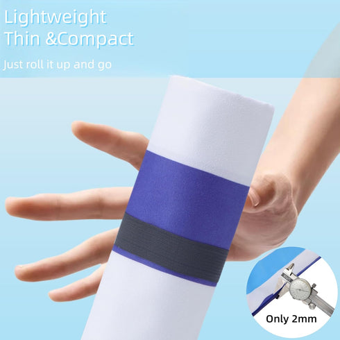 Cxtoweley 70''x35'' 2 Pack Microfiber Beach Towels Extra Large Oversized Quick Dry Sand Free Blue White Striped Towel