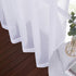 NICETOWN Sheer Curtains for Patio Door, Grommet Voile Texture Lightweight Window Drapes, 1 Piece, W70 x L63, White