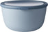 Mepal Cirqula 101oz Multi Food Storage Bowl - Nordic Blue with Transparent Lids, Microwave & Dishwasher Safe