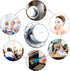 Kitchen Timer, 60 Minute Mechanical Stainless Steel Cooking Timer with Magnetic Loud Alarm (1 Pack)