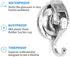 Heavy Duty Vacuum Suction Cup Hooks, Silver Plated Polished Super Suction for Kitchen Bathroom