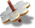 Ner Mitzvah Flower Shaped Floating Wicks, 50 Count, Cotton Wicks and Cork Disc Holders