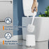 Toilet Brush Set, 3 Pack Toilet Brushes with Holder for Bathroom Deep Cleaning