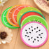 7 Pieces Fruit Slices Silicone Coasters - Non-Slip, 240 Heat Resistant, Unique Cup Mats for Drinks, Coffee, Bowl
