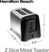 Hamilton Beach 2 Slice Toaster with Extra Wide Slots, Shade Selector, Auto-Shutoff, Cancel Button, Toast Boost (Black)