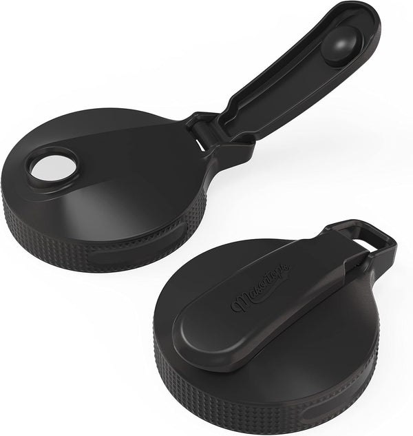 Masontops Multi Top - 2PK Wide Mouth Mason Jar Lids with Pour Spout and Flip Cap, Jar Not Included