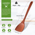 14-inch Cherry Wooden Spatula Turner, Long Handle Kitchen Utensil for Flipping and Serving