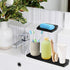 AUPTIM Counter Extended Silicone Soap Dish for Shower Bar Soap Holder Soap Tray, Self Draining Soap Dish Soap Saver