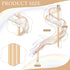 60 Pieces Mix Color Ribbon Sticks Fairy Wands with Bells and Smooth Wooden Sticks for Wedding, Birthday Party Baby