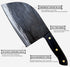 Freelander Heavy Duty Serbian Chef Knife, Hand-Forged Meat Cleaver, Full Tang High-Carbon Steel Butcher Knife with