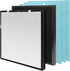 RFM80 True HEPA Replacement Filter, Compatible with O RANSI Max Purifier, Includes 1 HEPA and 3 Pre-Filters