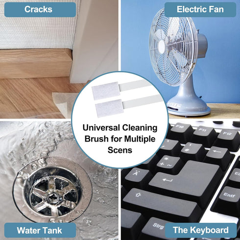 Ouligay 40PCS Disposable Crevice Cleaning Brushes Crevice Cleaning Tools Crevice Hole Brush Disposable Toilet Brush