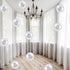 Gejoy 60 Pieces White Memorial Balloons for Funeral, Helium Remembrance Release, Memorial Day Services, Condolence,