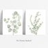 Botanical Boho Bathroom Decor Wall Art Prints, UNFRAMED Sage Green Plants Decor, Set of 4 Pictures (8"x10")