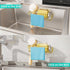 Gold(8.73 3.54 2.36in) HapiRm Sponge Holder for Kitchen Sink, No Drill Kitchen Sink Caddy Organizer, Rustproof Dish