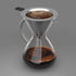 Coffee Gator Pour Over Coffee Maker, 27 oz, Portable Drip Brewer Set with Glass Carafe & Stainless-Steel Filter