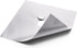 XZSUN Gas Stove Burner Covers 10 Pack - 0.2mm Double Thickness Reusable Protectors for Kitchen & Cooking (Silver)