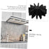 2pcs Chimney Brush Dryer Vent Cleaner Drill Attachment - Duct Brush Replacement Vent Brush Cleaning Tools