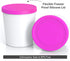 BALCI Premium Ice Cream Containers, 2 Pack - 1 Quart Each, Perfect Freezer Storage Tubs with Lids for Ice Cream