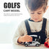 WINOMO Die-cast Model Metal Golf Cart, Pull Back Action Mini 1:20 Scale Vehicle for Kids Party Favor