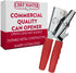 Chef-Master Commercial Can Opener, Multi-Purpose Manual with Anti-slip Grip Knobs, Easy Turn Knob, #90226