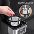 Taylor Swoden 12-Cup Programmable Coffee Maker, Regular & Strong Brew Drip Machine for Home & Office