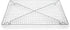 Fox Run Iron/Chrome Rectangular Cooling Rack, 18-Inch x 12.5-Inch, Metallic
