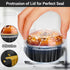 EUSOAR Ramekins with Lids, 25pcs 5oz Aluminum Foil Baking Dessert Cups, Mini Muffin Creme Brulee for Wedding Party