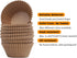 Non-Stick 400 pcs Mini Cupcake Liners for Baking, Natural Parchment Mini Muffin Liners, Food Grade, Greaseproof
