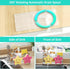 Countertop HapiRm Sink Caddy Sponge Holder - Self-draining Kitchen Sink Organizer with Smiley Face and Brush Holder