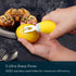 KITCHENDAO Citrus Lemon Peeler Zester Tool - Ultra Sharp Lemon Rind Twist Peeler Tool, Yellow