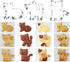 Kitty Cat Cookie Cutter Set, 6 Piece Cat Face, Kitty Butt, Paw and Cute Shapes for Themed Party