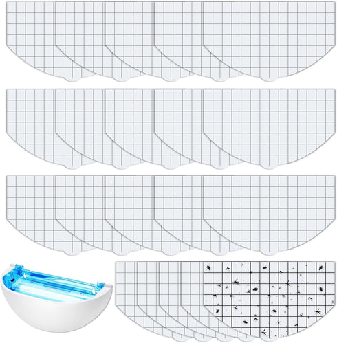 Qualirey 20 Pack Flying Insect Trap Refill Compatible with Faicuk FA-FLT07 Wall