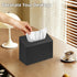 Hand Towels Box Cover,PU Leather Wall-Mounted Tissue Box Cover Holder Compatible with Kleenex Disposable Paper Hand