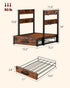 K Cup Holder Drawer, Coffee Pod Organizer for Counter, Sturdy K-Cup Storage Drawer with Mug Rack, 35 Pods Capacity,