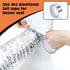 GCGOODS Dryer Vent Window Kit for 4 Inch Dryer Hose, Adjustable Kit with Cover and Universal Sealing Panels