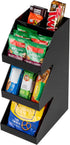 Mind Reader Coffee Tea Utensil and Condiment Station, Countertop Organizer, Black, 6"L x 9"W x 16"H