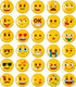 MORCART 30PCS Emoji Magnets for Fridge, Decorative School, Office, Kitchen, Funny Cute