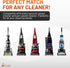 Replacement Nozzle Brushroll Cleaning Tool - Pack of 3 for All Vacuum Carpet Cleaners & Pet Carpet Cleaners