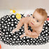 27 14 Inch WELTRXE Oval Bathtub Mat Non Slip, Black Bubbles Bath Mats for Tub, Shower Mat with Drain Holes, Suction